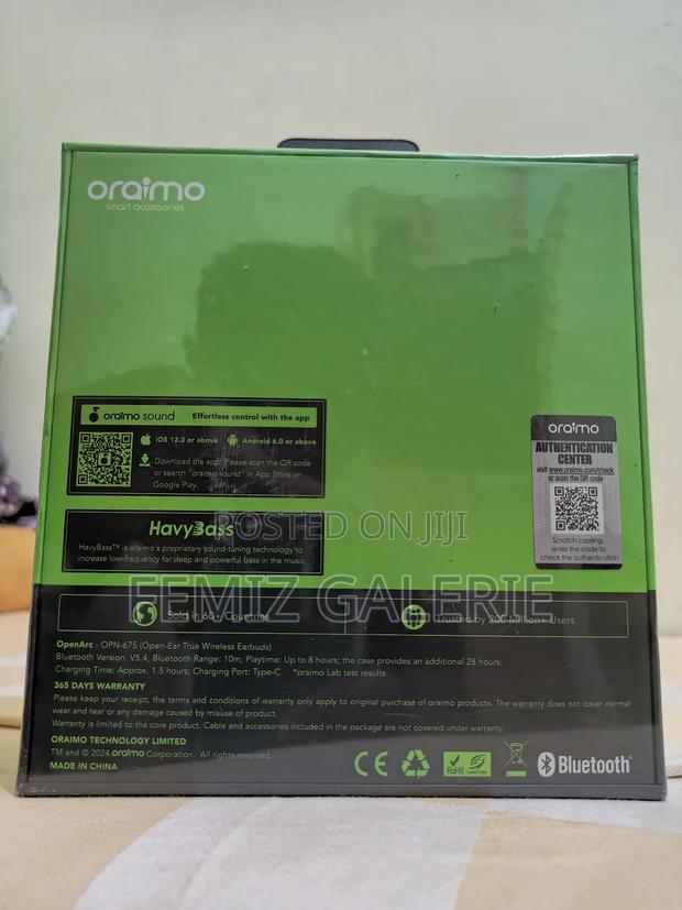 Oraimo Openarc Open-Ear Wireless Earphones · Photo 3