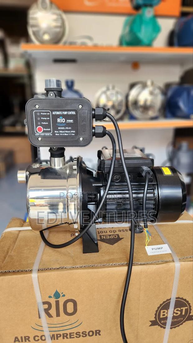 Rio 1.5hp 1.1kw Stainless Water Pump - Complete With Booster · Photo 1