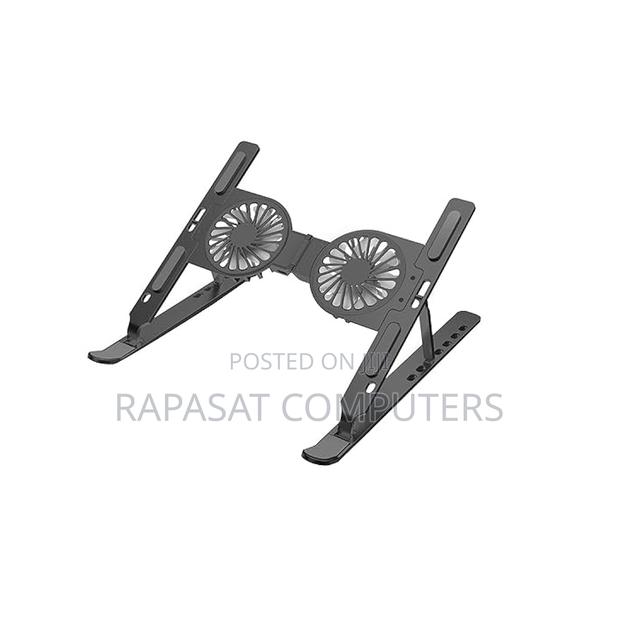 P11-F Laptop Metal Collapsible With Cooling Fan Stand · Photo 1