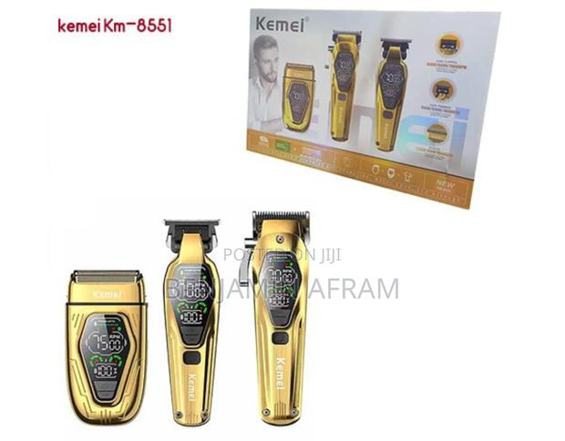 3 in 1 Rechargeable Hair Clippers Km-8551 · Photo 1
