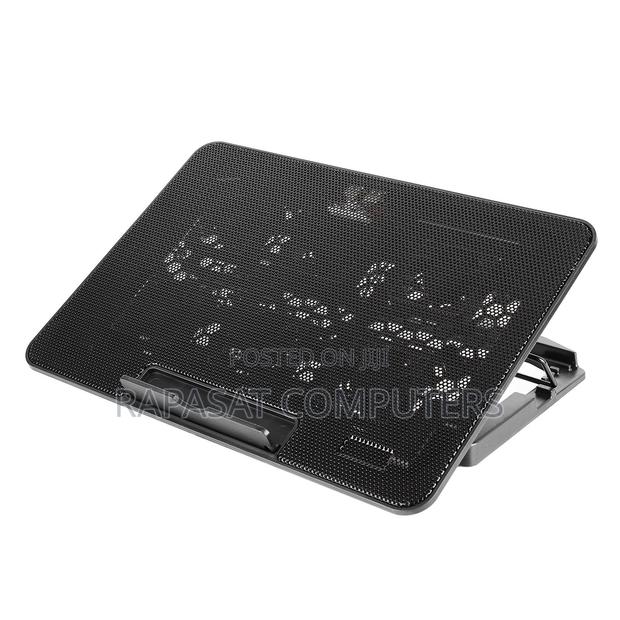 Laptop Cooling Pad 6 Led Fans Quiet Design · Photo 1