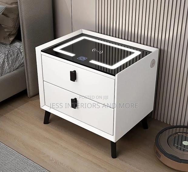 Smart Nightstand With Wireless Charging Station · Photo 1