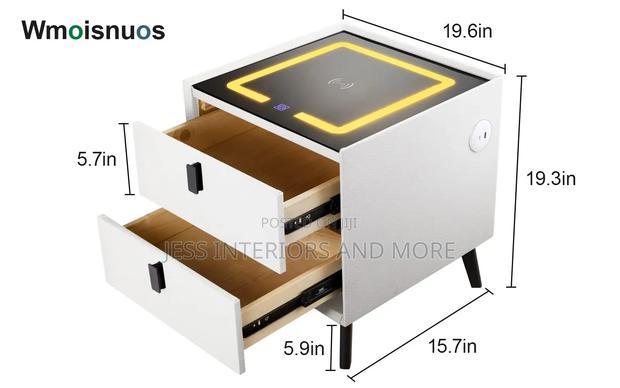 Smart Nightstand With Wireless Charging Station · Photo 2