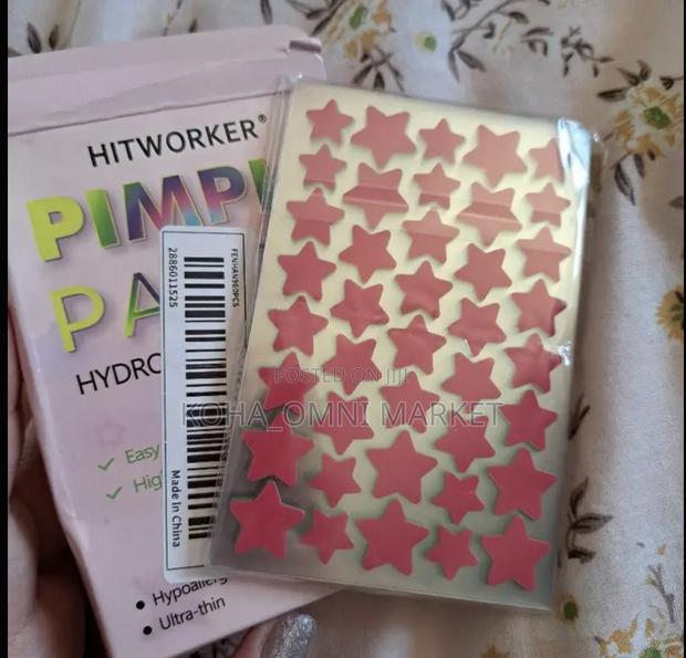 5pcs Hydrocolloid Pimple Patches (Coloured Stars) · Photo 1