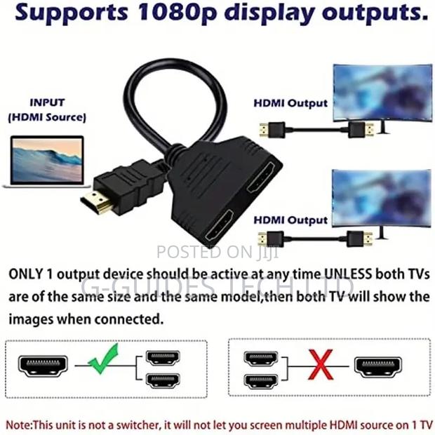1-in 2-Out Hdmi Splitter Cable , 1 to 2 Hdmi Splitter Cable · Photo 5