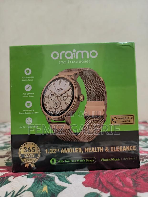Oraimo Watch Muse 1.32” Amoled Ip68 Smart Watch · Photo 1
