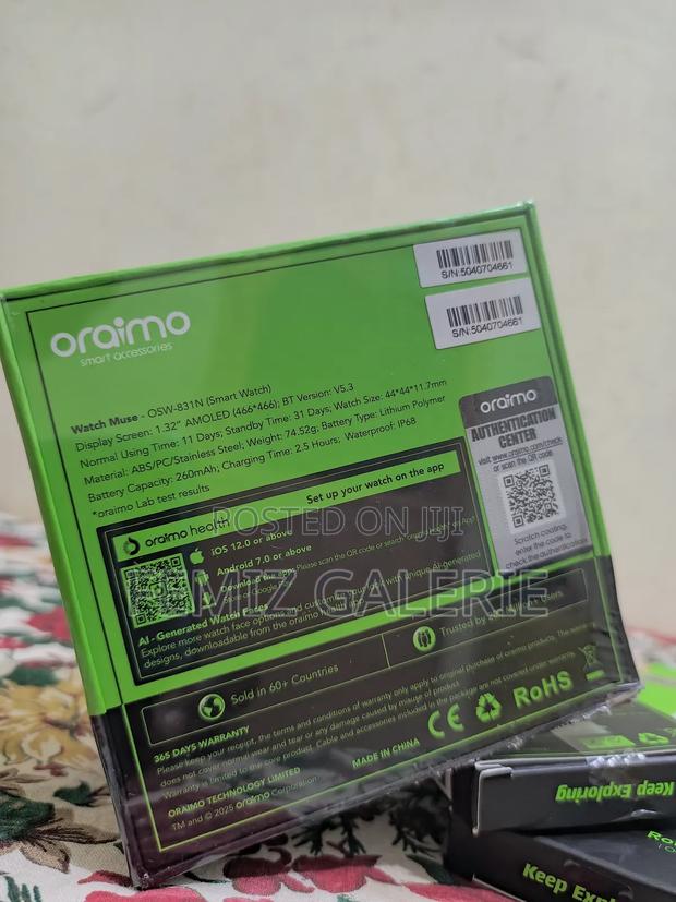 Oraimo Watch Muse 1.32” Amoled Ip68 Smart Watch · Photo 2