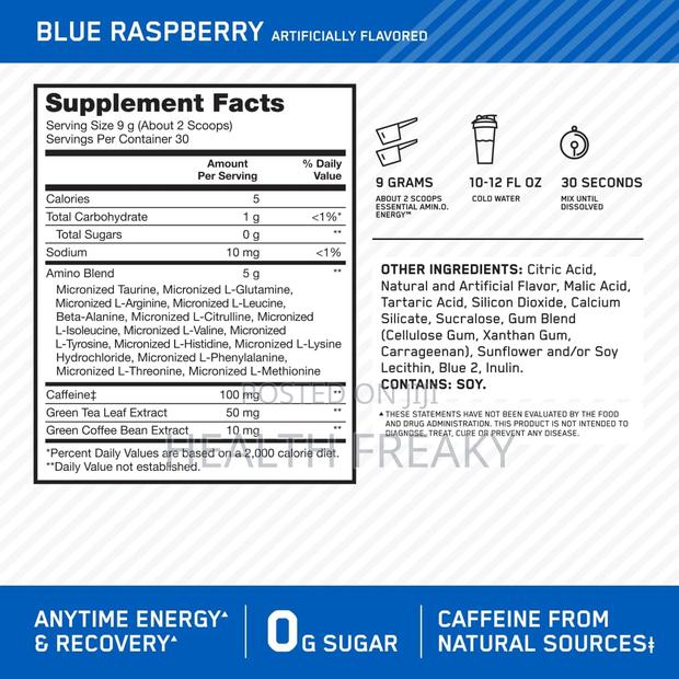 Preworkout Optimum Nutrition Amino Energy Endurance Focus · Photo 5