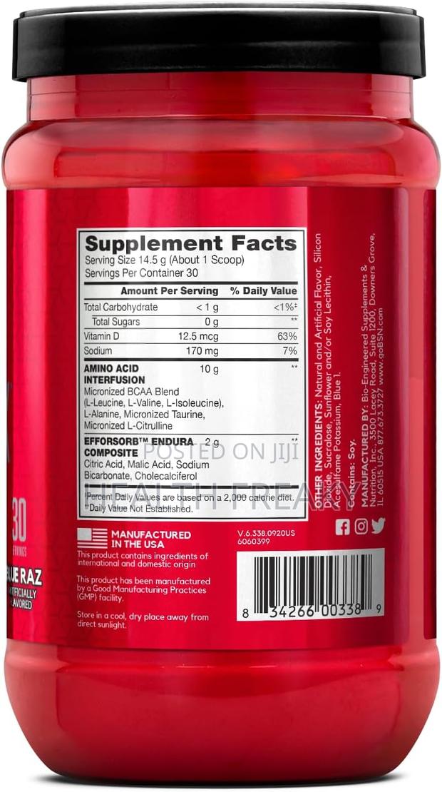 Preworkout BSN Amino X Energy Muscle Recovery Endurance · Photo 2