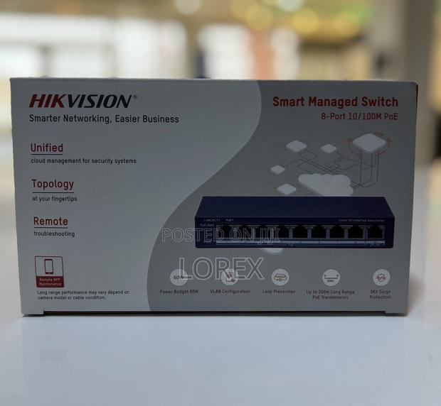 Hikvision 8 Port Poe Switch Ds-3e1309p-Ei/M · Photo 1