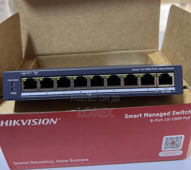 Hikvision 8 Port Poe Switch Ds-3e1309p-Ei/M · Photo 2