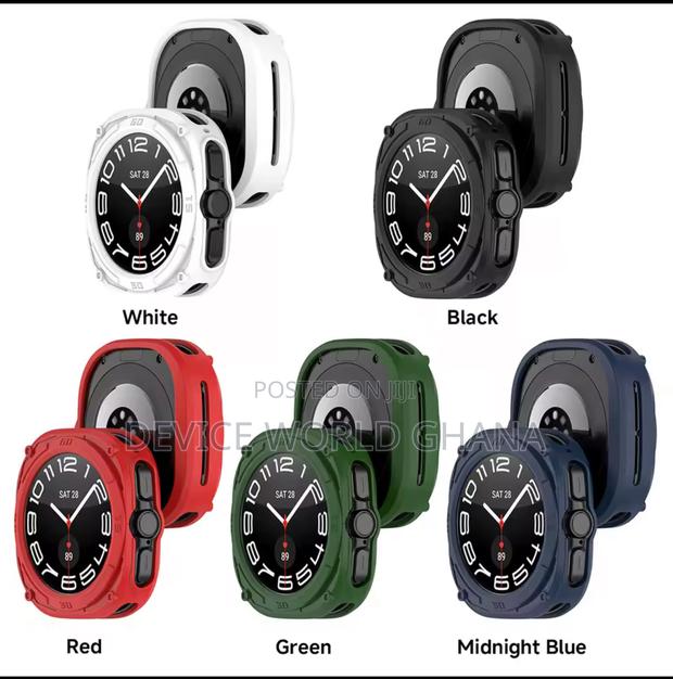 Silicone Bumper Case for Samsung Watch 8 Ultra and 7 Ultra 47mm · Photo 2