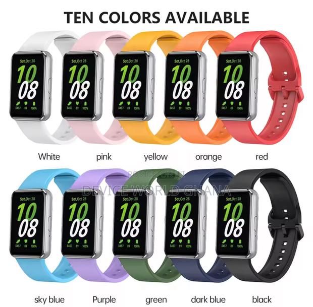 Silicone Strap for Samsung Fit 3 Watch · Photo 1