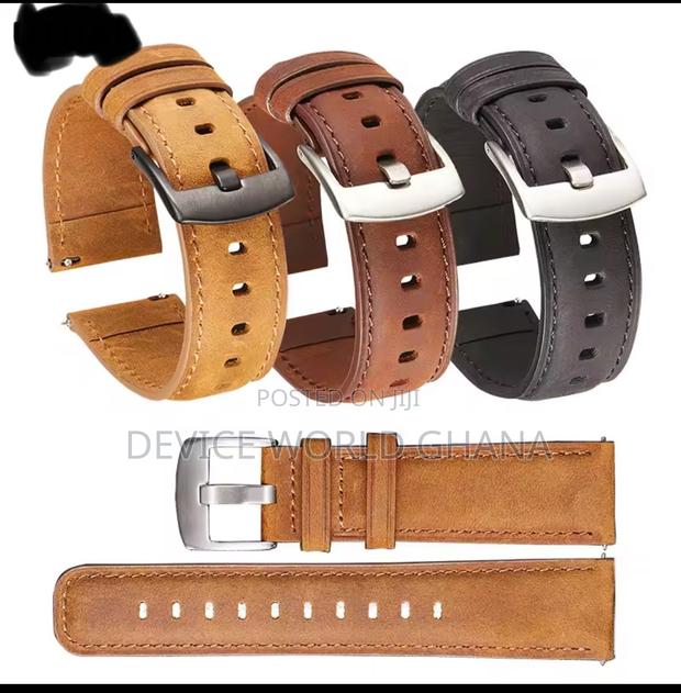 Uthi Leather Strap for Samsung Watches Fossil Oriamo Huawei · Photo 3