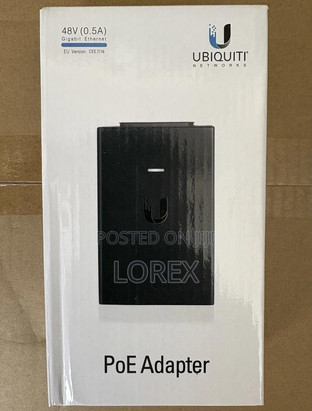 Ubiquiti Poe Adapter 48v Poe-48-24w-G+Gigabit Lan Port · Photo 1
