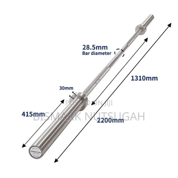 Olympic Barbell Weightlifting Bar · Photo 4