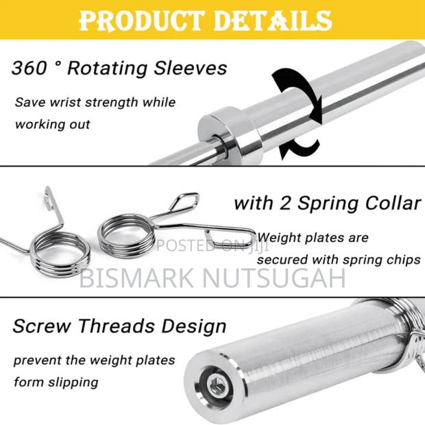 Olympic Barbell Weightlifting Bar · Photo 8