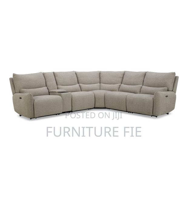 Olper 6-Pc. Fabric Sofa With Power Recliners,Console-Usa. · Photo 7