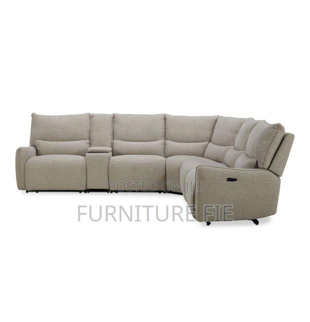 Olper 6-Pc. Fabric Sofa With Power Recliners,Console-Usa. · Photo 5