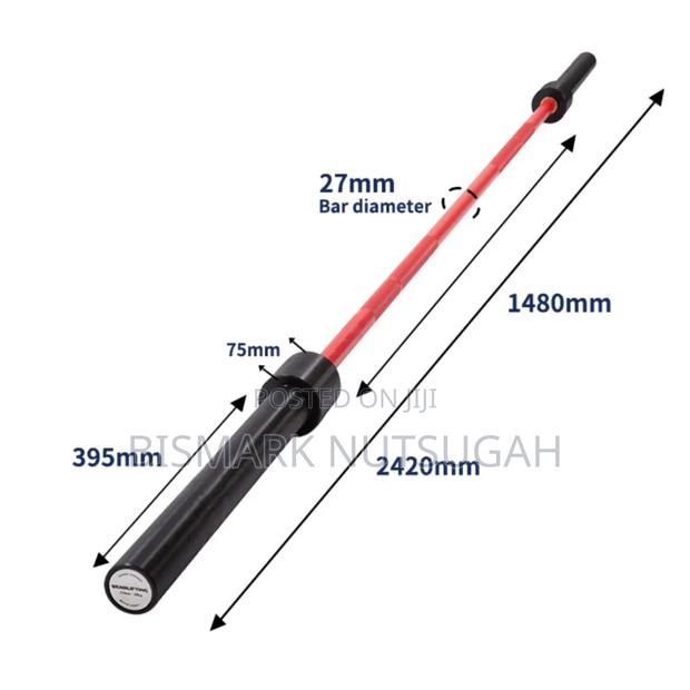 Olympic Barbell Weightlifting Bar · Photo 2