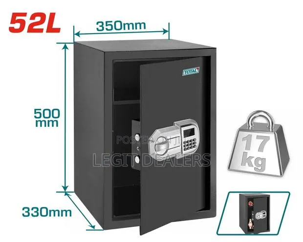 Strong Safe Box for Items, Cash Documents. 52l · Photo 1