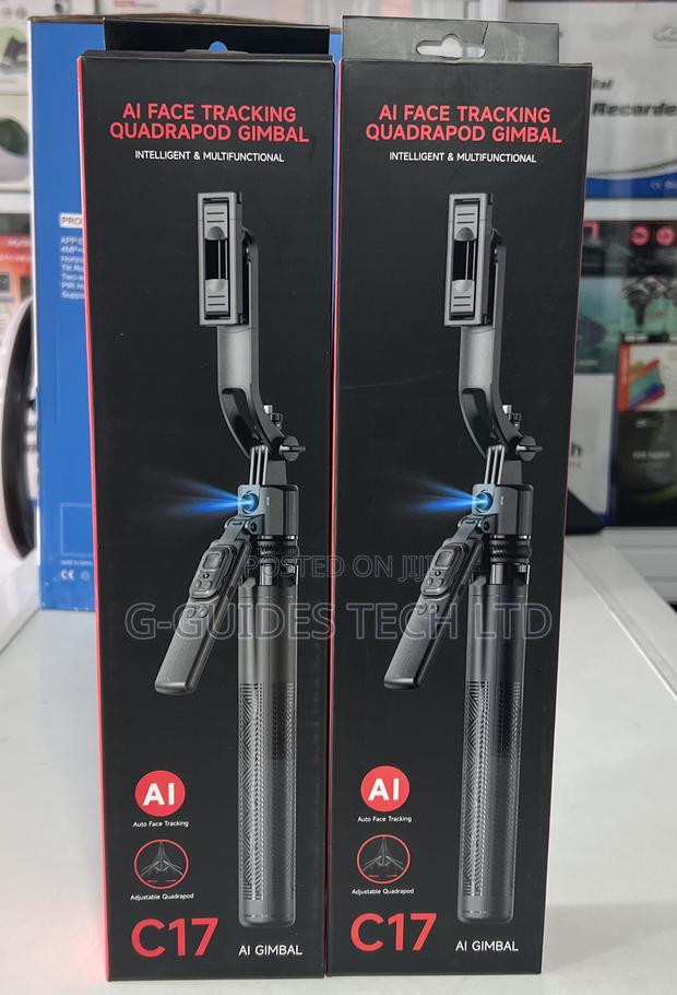 C17 Selfie Stick Ai Face Tracking Quadrapod Gimbal · Photo 3