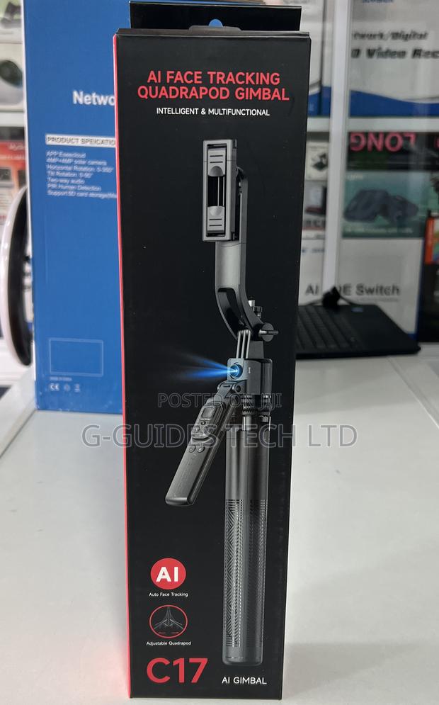 C17 Selfie Stick Ai Face Tracking Quadrapod Gimbal · Photo 5