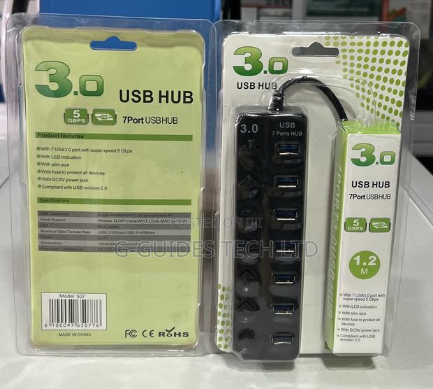 7-Port Usb 3.0 Hub ,7port 3.0 Usb Hub With Super Speed 5gbps · Photo 4