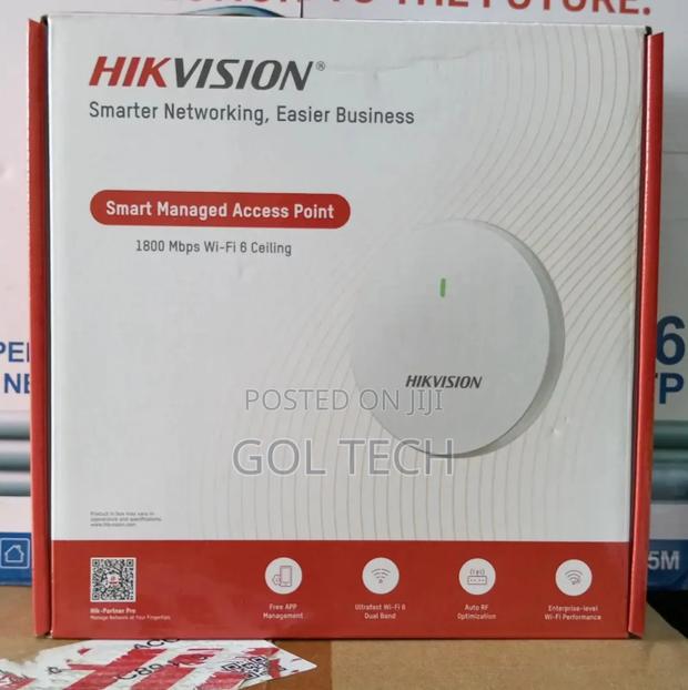 Access Point Smart Managed Ap 1800mbps Wifi 6 Hikvision · Photo 1