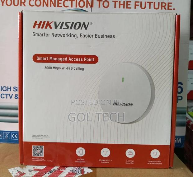 Access Point Smart Managed Ap 3000 MBPS Wifi 6 Hikvision · Photo 1