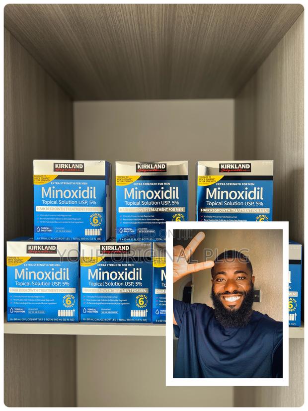 Kirkland Minoxidil 5% Undiluted Effective For Hair Regrowth (Box (1x6) · Photo 1