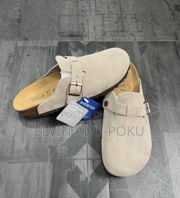 Birkenstock Boston Suede Clogs · Photo 1
