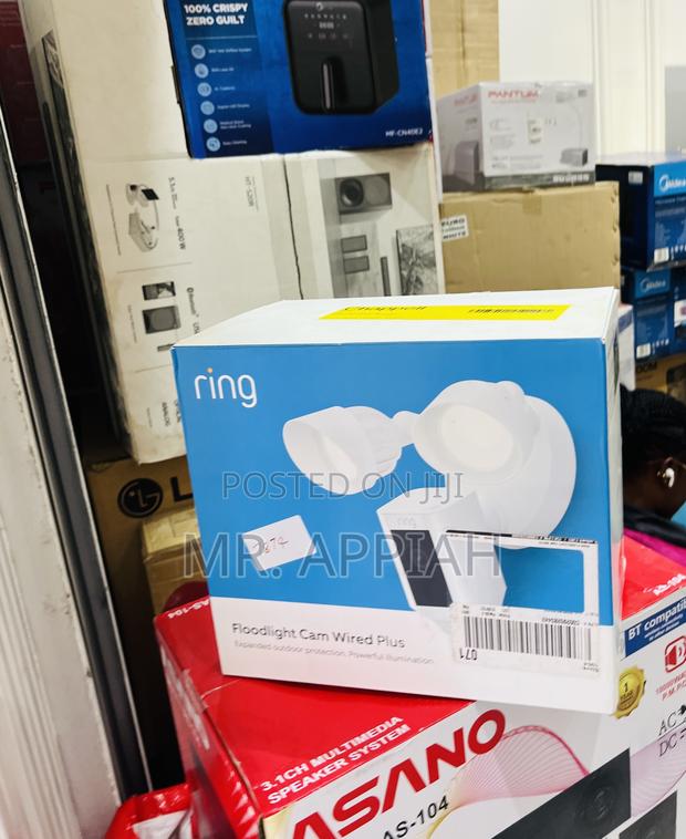 Awesome Ring Floodlights Security Cam Wired Plus(White) · Photo 1