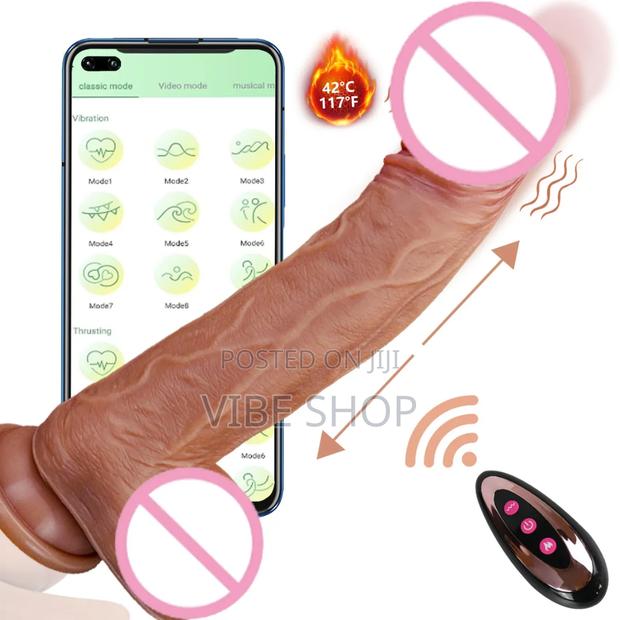 Thrusting Dildo - Remote 7 Vibration Modes Self-Heating · Photo 1