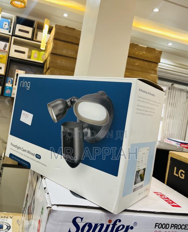 1080p Electric Ring Floodlight Cam Wired Pro(White) · Photo 1