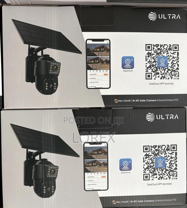 Solar 4g Sim Camera 6mp 2 Way Audio and Human Detection · Photo 1