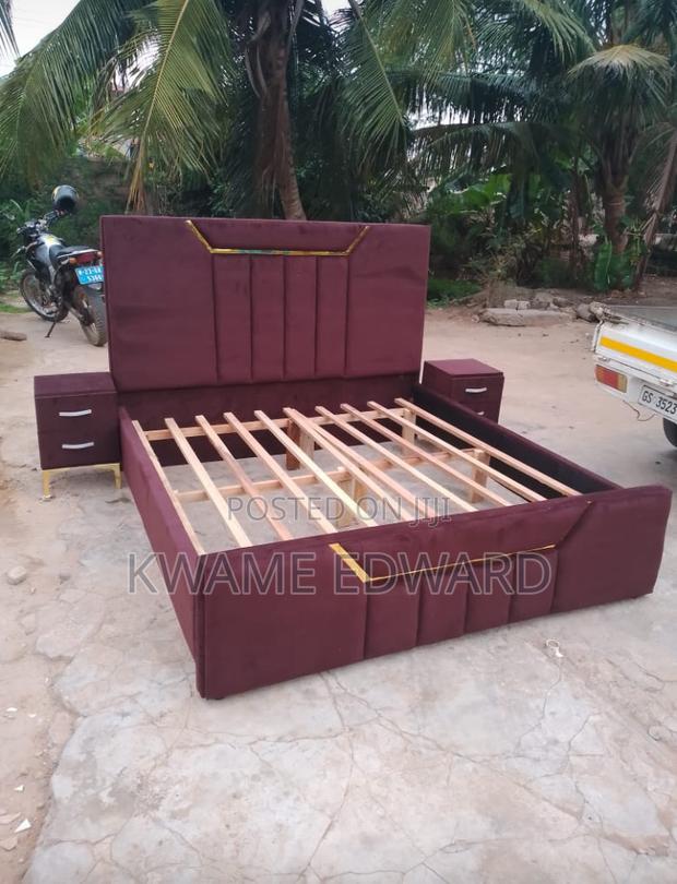 King Size Bed Frame With Two Nightstand · Photo 1