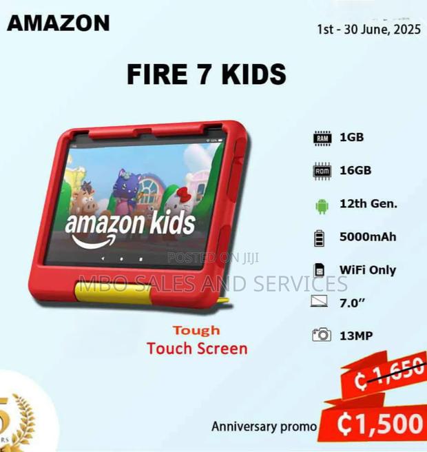 New Amazon Fire 7 16 GB Red · Photo 1