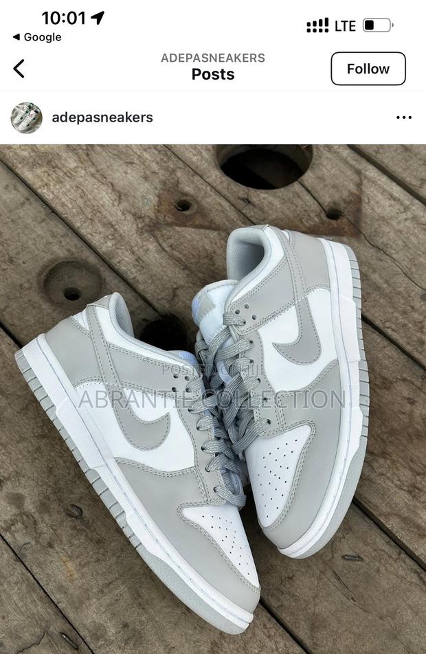 Nike Dunk Low Grey/White Sneaker · Photo 2