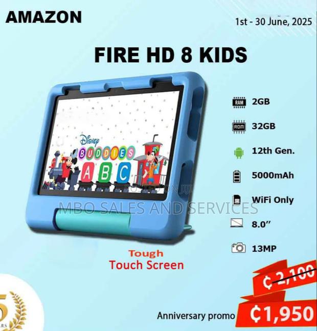 New Amazon Fire HD 8 (12 gen) 32 GB Blue · Photo 1