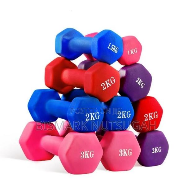 Hexagon Design Dumbbell · Photo 1