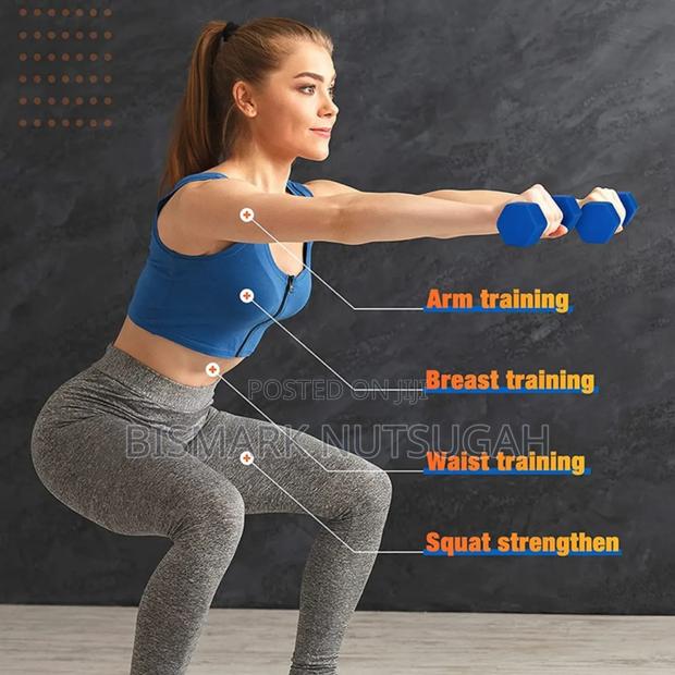 Hexagon Design Dumbbell · Photo 4