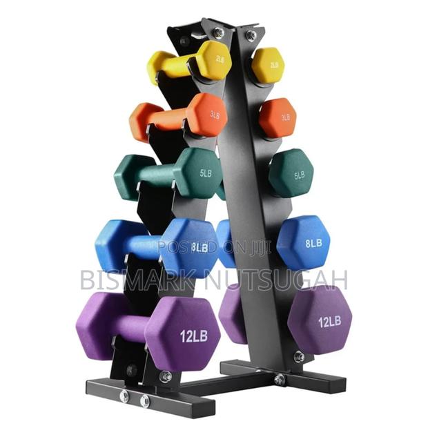 Hexagon Design Dumbbell · Photo 5
