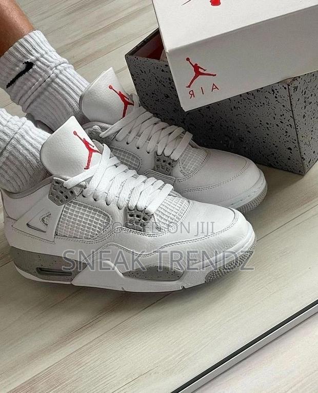 Air Jordan R4 Oreo White Grey · Photo 2