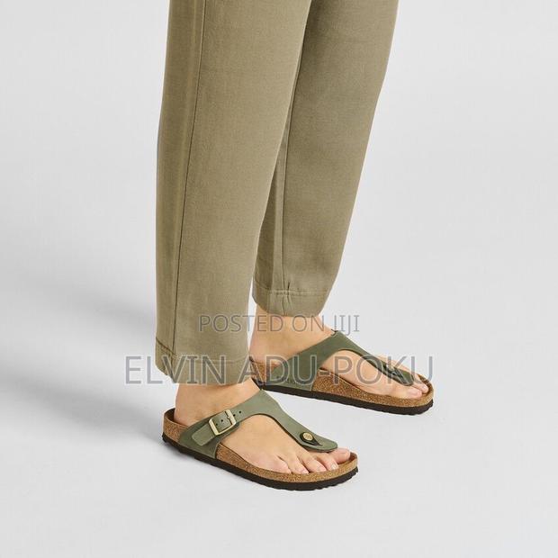 Birkenstock Nubuck Leather Thyme “ Olive Green” · Photo 2