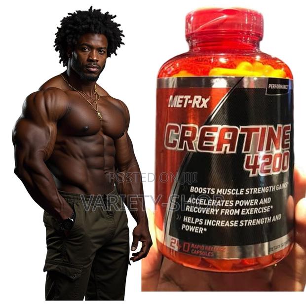 Maximum Gains With Met Rx Creatine 4200 · Photo 1