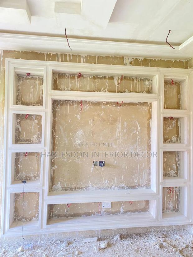 Renovation P O P Ceiling , Tv Stand · Photo 7