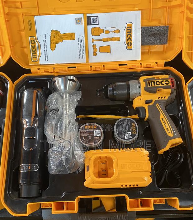 Ingco 16v Compact Cordless Drill and Hand Blender Combo · Photo 1