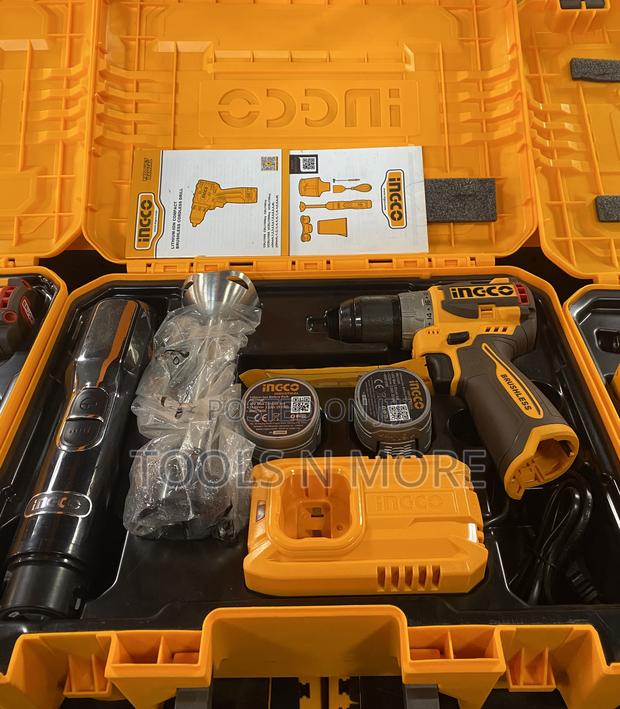 Ingco 16v Compact Cordless Drill and Hand Blender Combo · Photo 4