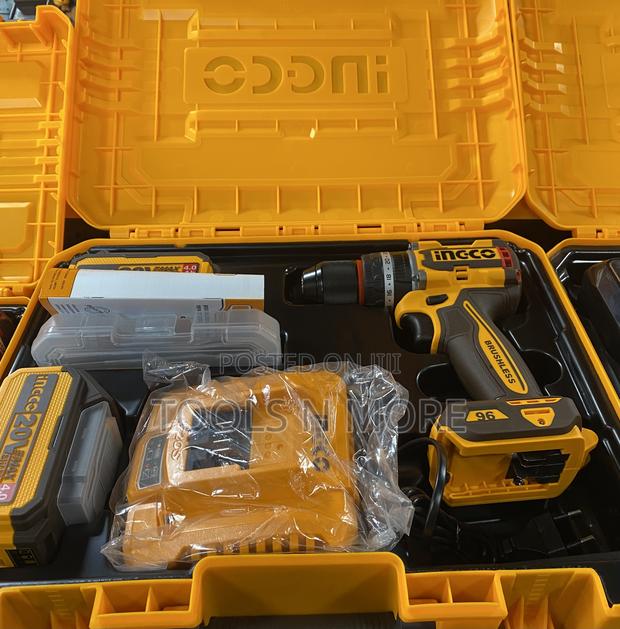 Ingco 96nm Compact Brushless Cordless Impact Drill 20v · Photo 2